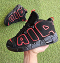 NIKE AIR UPTEMPO NEGRO/ROJO
