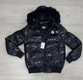 CHAQUETON MONCLER NEGRO PELO